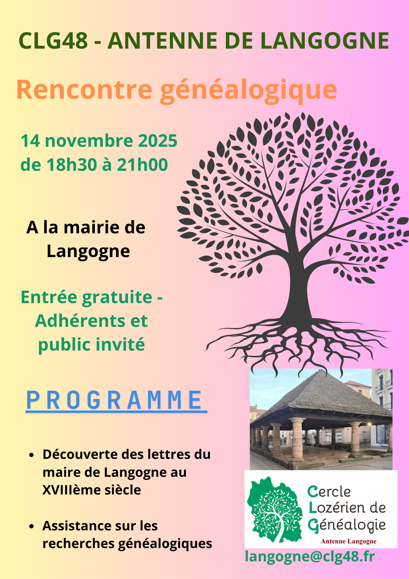 CLG48 réunion Langogne 14 novembre 2025